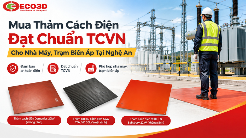 Mua Thảm Cách Điện Đạt Chuẩn TCVN Cho Nhà Máy, Trạm Biến Áp Tại Nghệ An